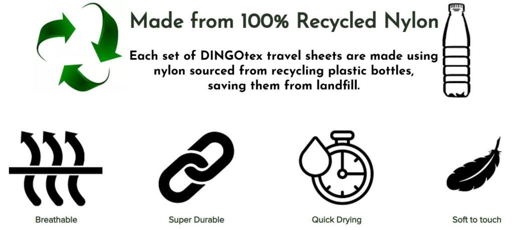 benefits of recycled nylon breathable durable quickdry soft