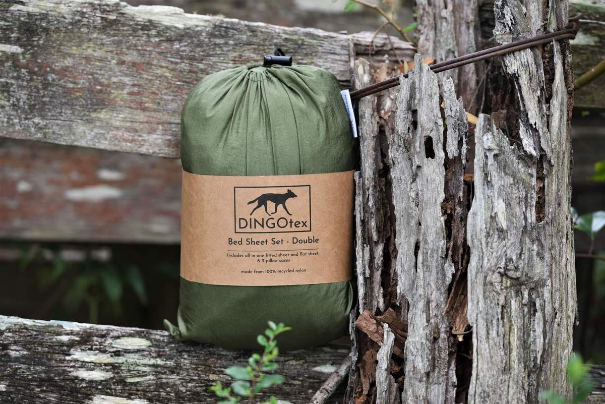 eco-friendly travel sheet green fence